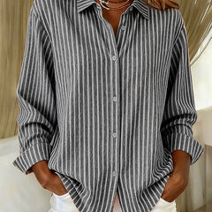 Louise™ | Effortless Striped Knit Cardigan