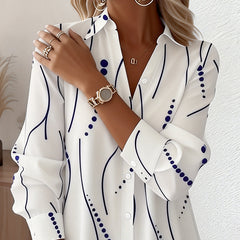 Juliette™ Wavy Collar A-Line Dress