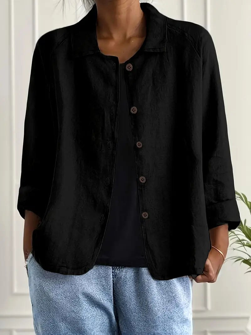 Honey™ | Relaxed Button Blouse
