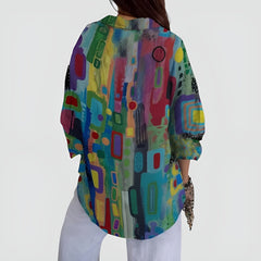 Everly™ - Blouse with Geometric Pattern