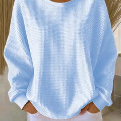 Scarlet Cozy Waffle Knit Jumper