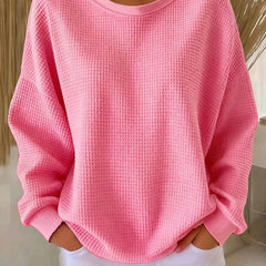 Scarlet Cozy Waffle Knit Jumper
