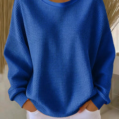 Scarlet Cozy Waffle Knit Jumper