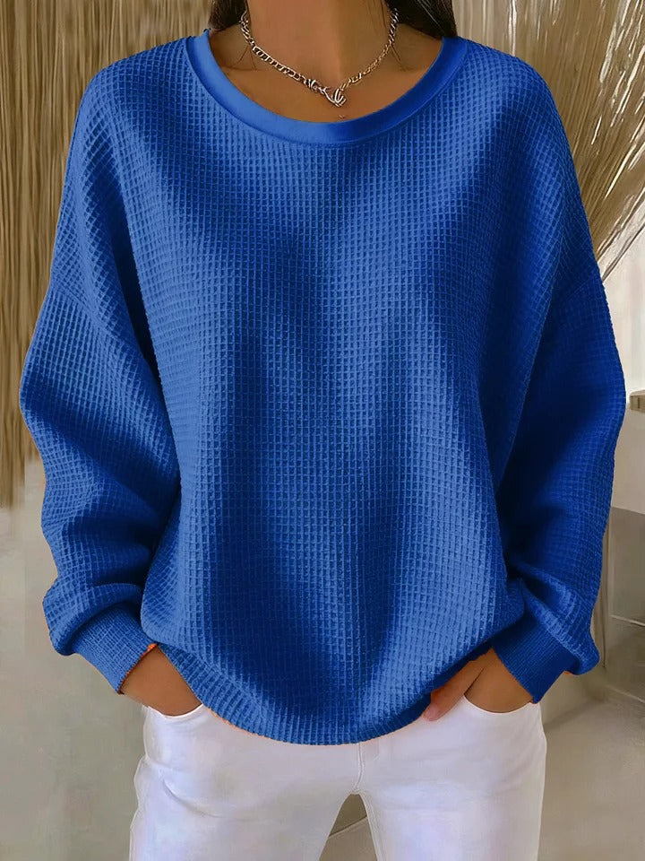 Scarlet™ | Cozy Waffle Knit Jumper