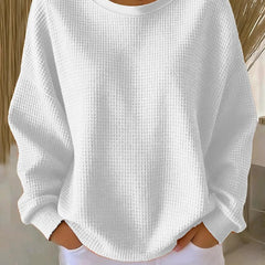 Scarlet Cozy Waffle Knit Jumper