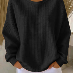 Scarlet Cozy Waffle Knit Jumper