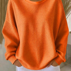 Scarlet Cozy Waffle Knit Jumper