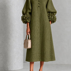 Delphine™ Floral Button-Down Midi Dress