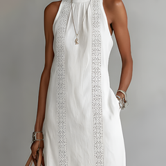 Emberly™ Relaxed Embroidered Midi Dress