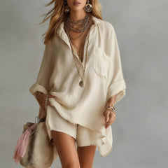 Orlinda™ Summer Matching Set - Khaki