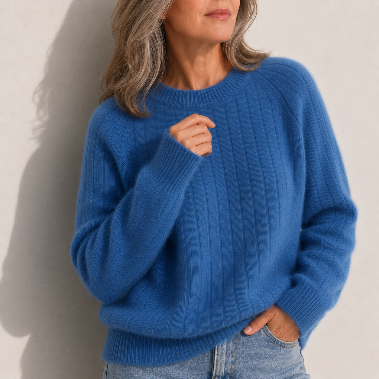 Milana™ | Solid Colour Fluffy Sweater
