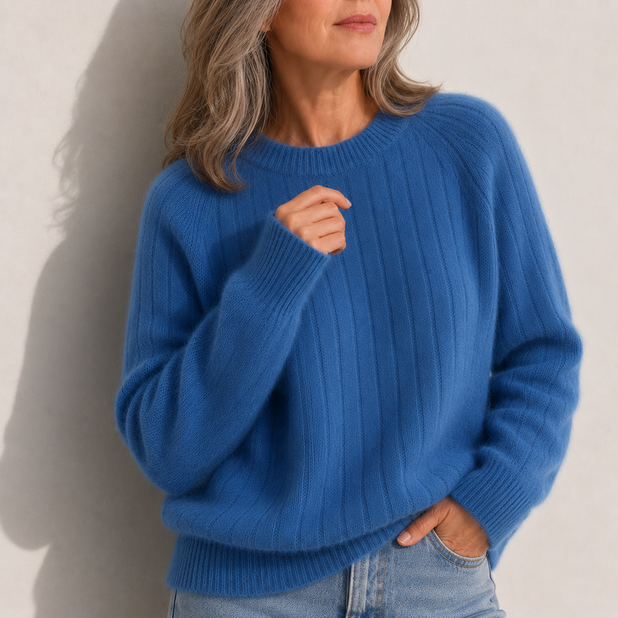 Milana™ | Solid Colour Fluffy Sweater