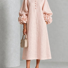 Delphine™ Floral Button-Down Midi Dress