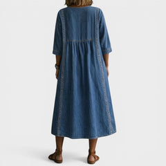 Esther™ Elegant Denim Dress