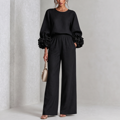 Roselyn™ Floral Cuff Two-Piece Set