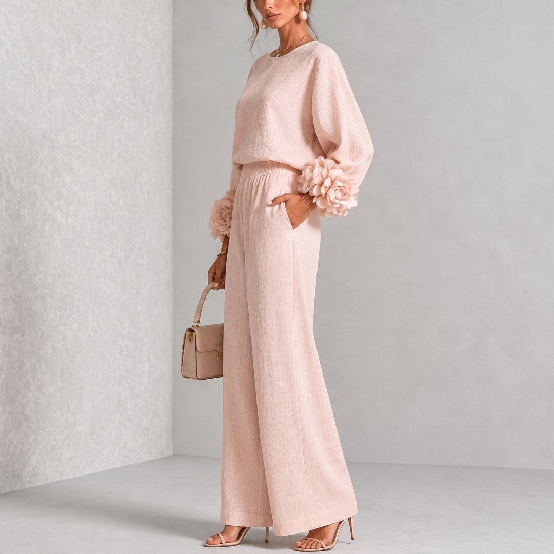 Roselyn™ Floral Cuff Two-Piece Set