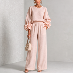 Roselyn™ Floral Cuff Two-Piece Set