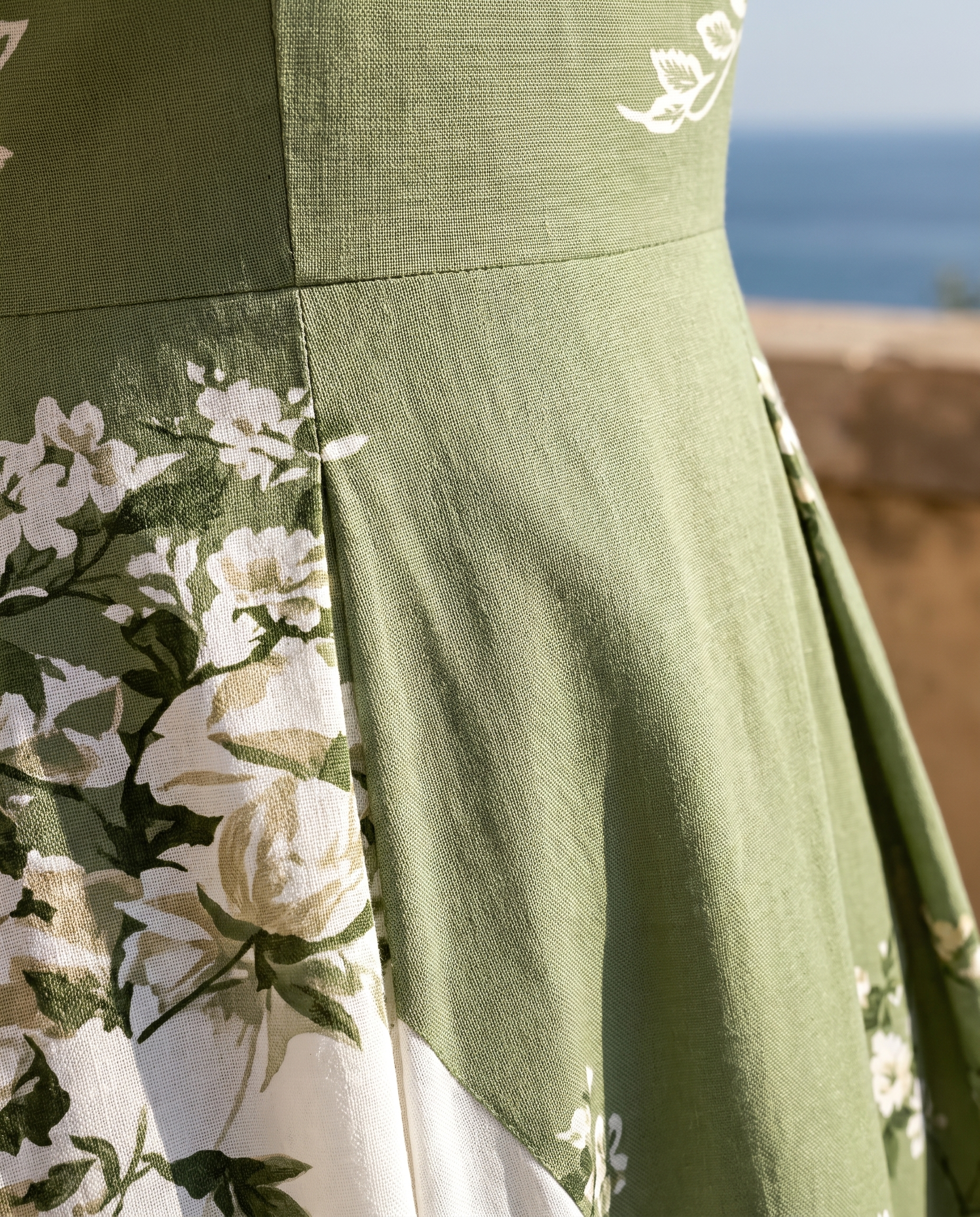 Sage Rose Garden Maxi Dress