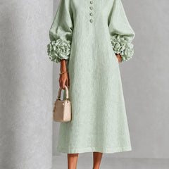 Delphine™ Floral Button-Down Midi Dress