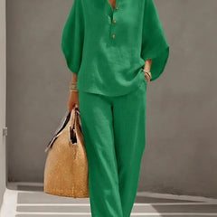 Calliope™ Cotton Linen Casual Set