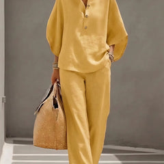 Calliope™ Cotton Linen Casual Set