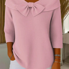 Giana Elegant Bow Knit Jumper