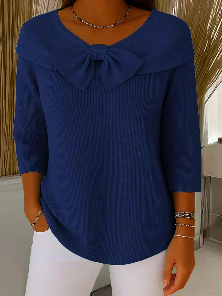 Giana™ | Elegant Bow Knit Jumper