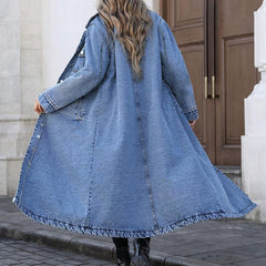 Marisol | Stylish Long Denim Jacket