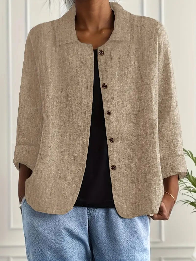 Amayah™ | Relaxed Button Blouse