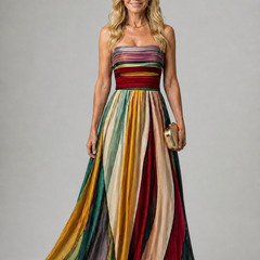 Thalia™ Elegant Strapless A-Line Dress
