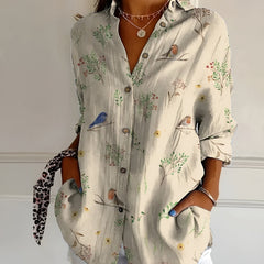 Roseanne™ Floral Breeze Button-Up Shirt