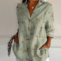 Roseanne™ Floral Breeze Button-Up Shirt