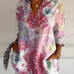 Roseanne™ Floral Breeze Button-Up Shirt