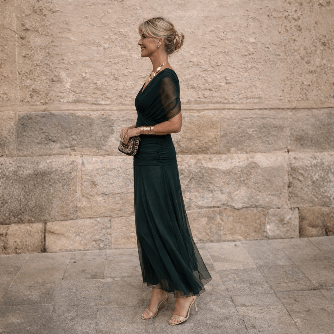 Charlotte™ Long Off-Shoulder Dress