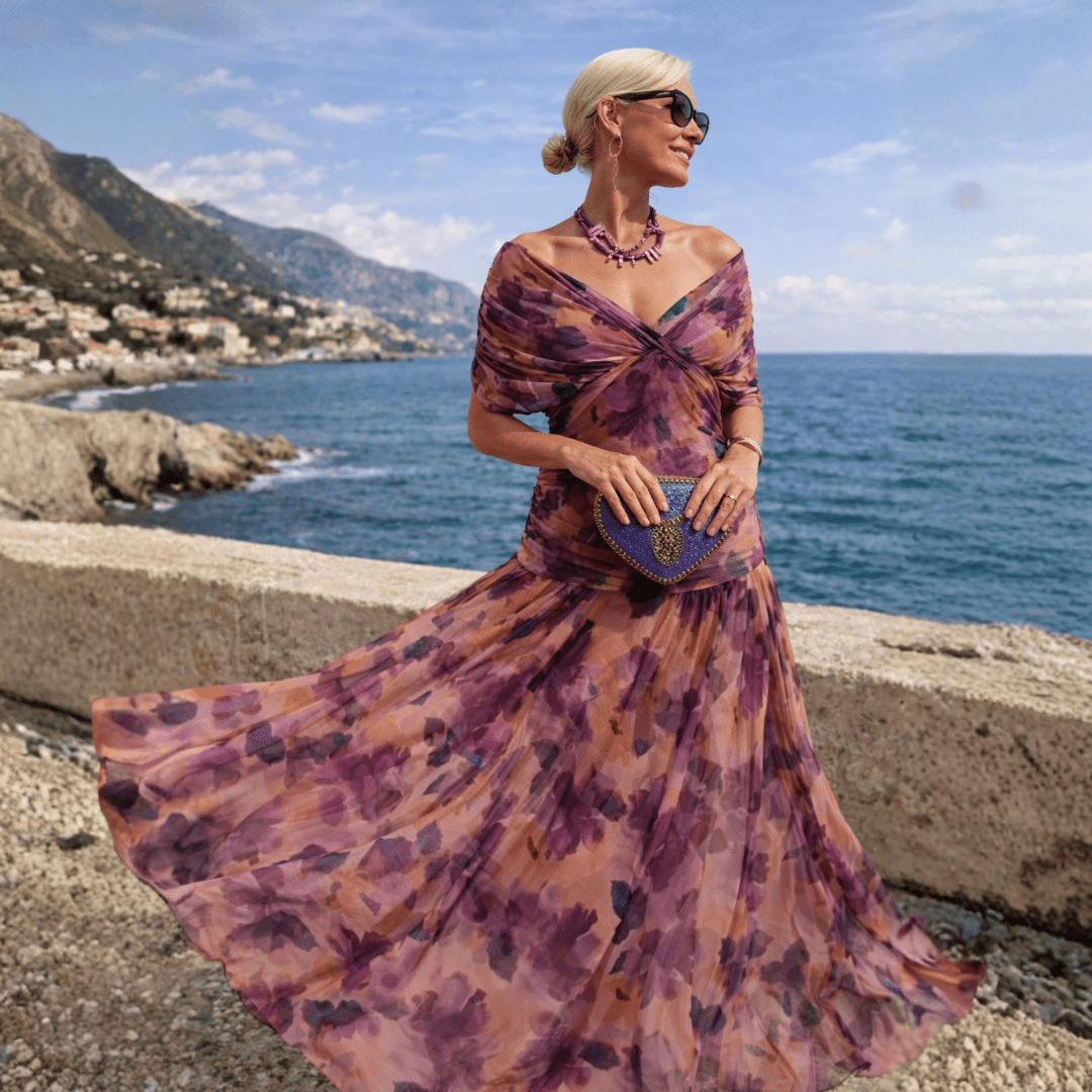 Charlotte™ Long Off-Shoulder Dress