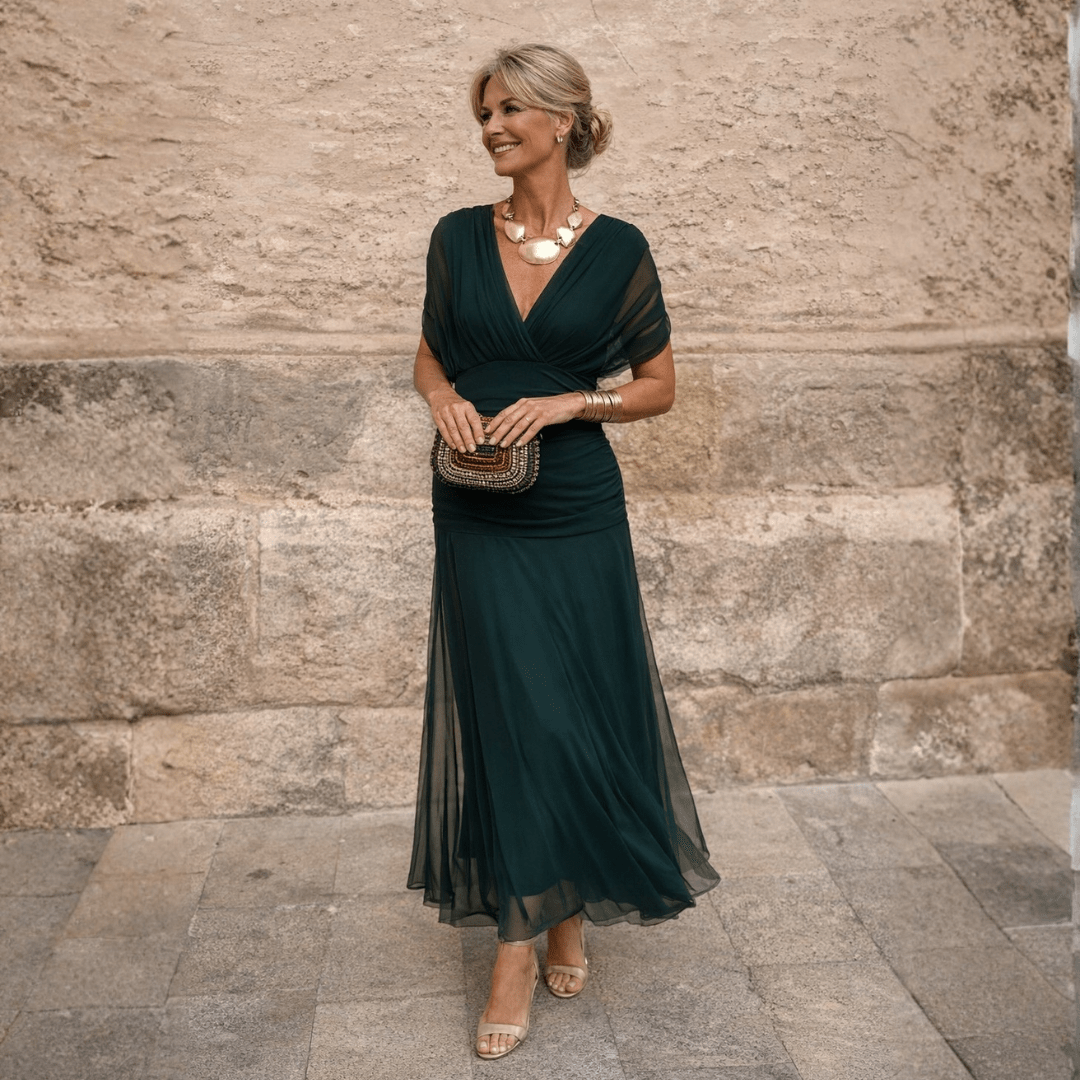 Charlotte™ Long Off-Shoulder Dress
