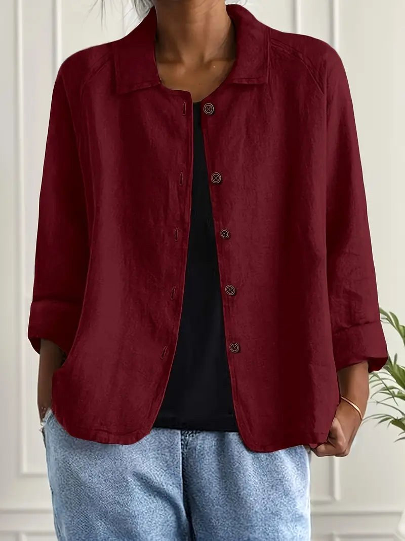 Layan™ | Relaxed Button Blouse