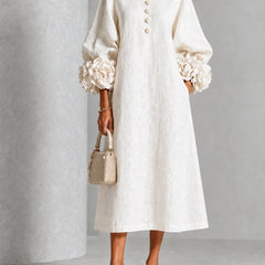 Delphine™ Floral Button-Down Midi Dress
