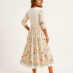 Wildflower Meadow Grace Midi Dress