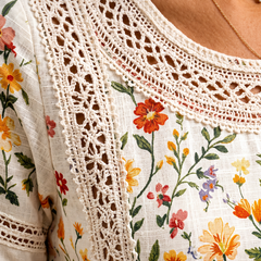 Wildflower Meadow Grace Midi Dress