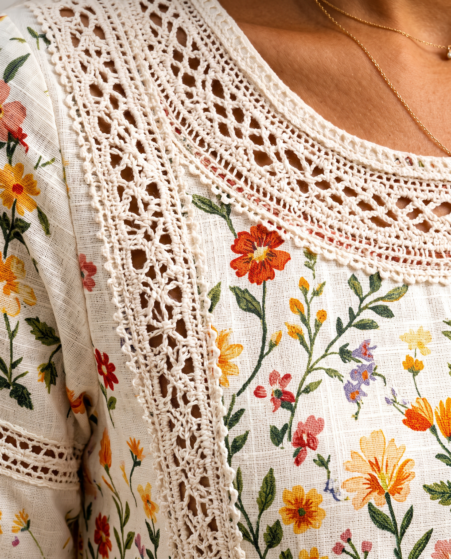 Wildflower Meadow Grace Midi Dress