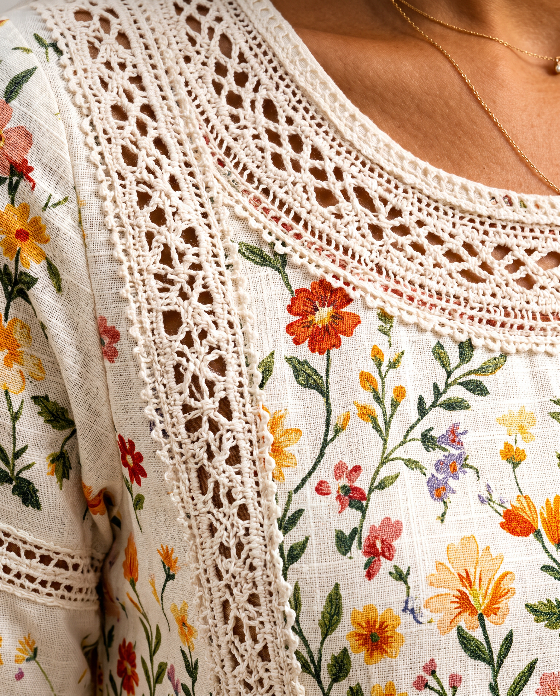 Wildflower Meadow Grace Midi Dress