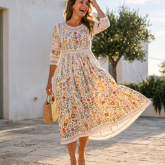 Wildflower Meadow Grace Midi Dress