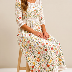 Wildflower Meadow Grace Midi Dress