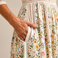 Wildflower Meadow Grace Midi Dress