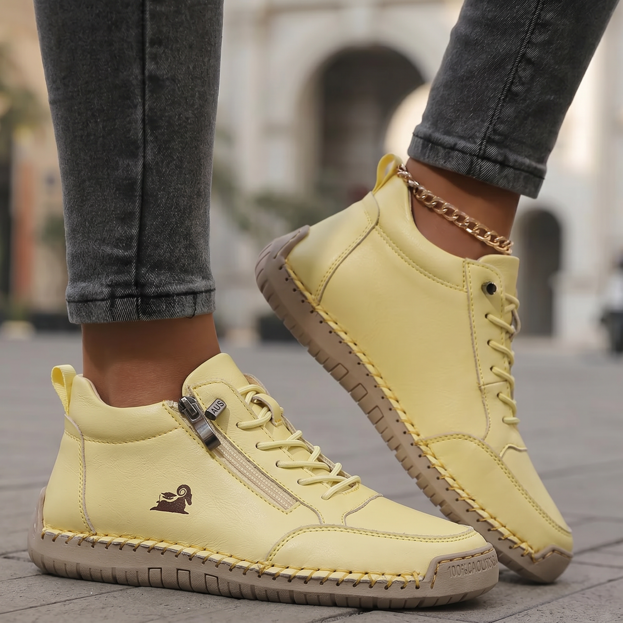 Madison™ | Orthopedic Zip Comfort Sneakers