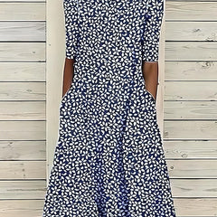 Ayla™ | Coastal Floral Midi Dress